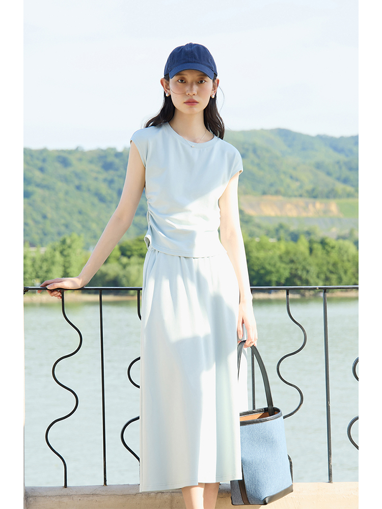 Fly Line - Ziqiao Petite Ontspannen T-Shirt Met Korte