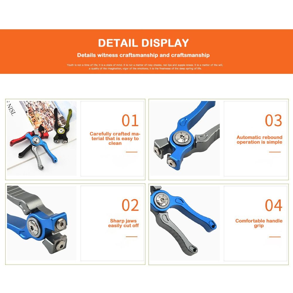 Aluminium vistang Schaar Goud  - Fishing Line Cutter recensie en prijs