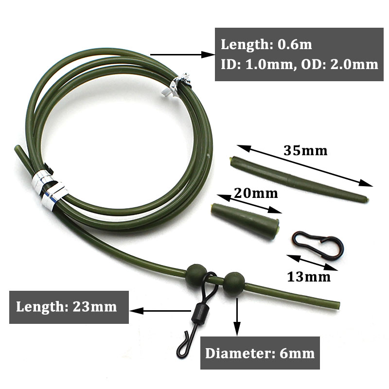 3x Pre Rigged Rig Tube Helicop - Leader Line recensie en prijs